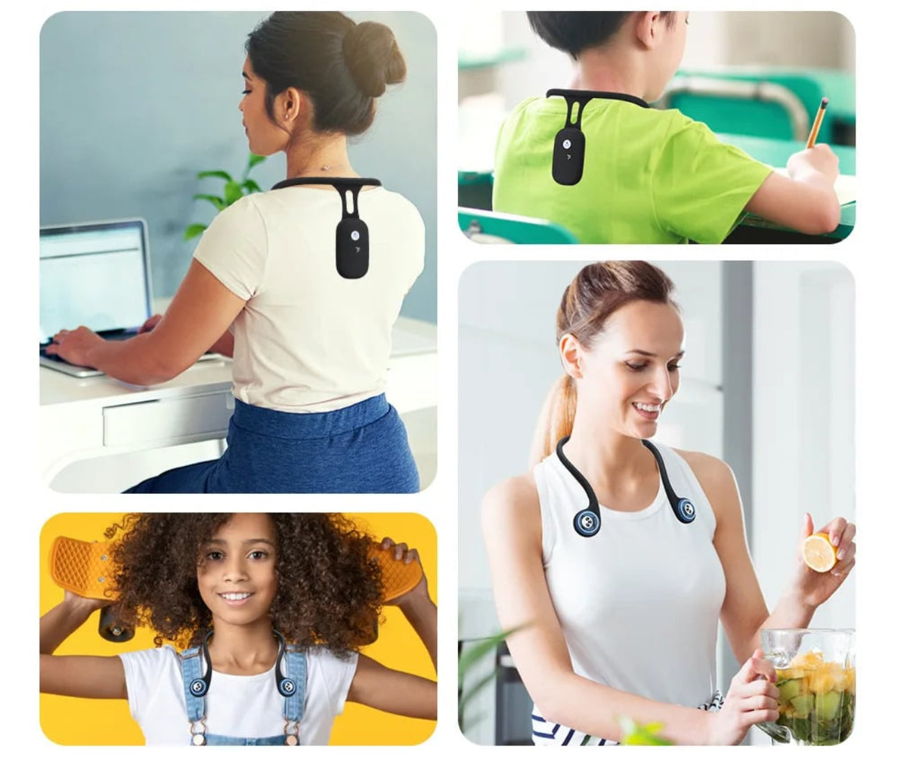 Smart posture corrector - vibration back support & Hunchback Monitor for Improved Posture